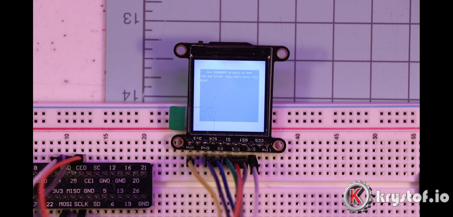 Mirroring Raspberry Pi HDMI Video to a ST7789 1.3 inch LCD Display ...